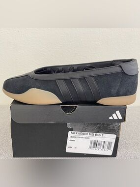 Size 10 - Adidas Taekwondo Mei Ballet W Black Gum JQ0669 Women’s BRAND NEW